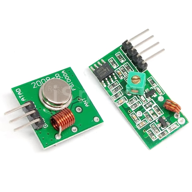 ZYSY 315Mhz / 433 RF Wireless Transmitter Module and Receiver Kit 5V DC for ARM/MCU DIY WL