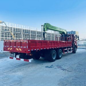 Camion-grue lourd Shacman 6*4 Zoomlion 12 tonnes à flèche télescopique pour le transport de matériaux de construction et miniers - Product Image 5