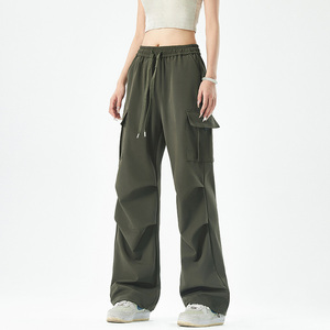 <span class=keywords><strong>Pantaloni</strong></span> <span class=keywords><strong>Cargo</strong></span> estivi taglie forti impermeabili Casual da trekking moda vita alta chiusura elastica traspirante taglia XL colore piatto - Product Image 1