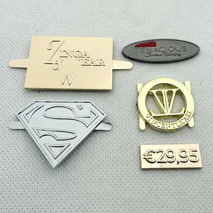 Neostar Square Shape Bags Handmade Letter Plates Luggage Hardware Decorative Name Label Emblems For Suitcase