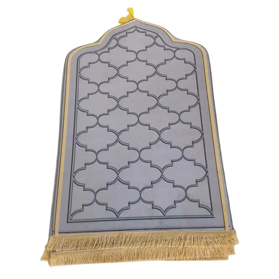 Factory Supply Dicker Schaum Cotton Dome Gebets teppich Muslim Islamic Polyester Gebets matte
