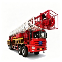 جهاز حفر آبار أرضية ثقيل يعمل بالديزل من طراز Qingchang XJ350 بمعيار API وعمق تشغيل 4000-4500 متر