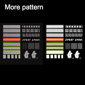 Vinyle thermocollant réfléchissant HTV en rouleaux, extensible, découpable, pour logo de t-shirt personnalisé - Product Image 4