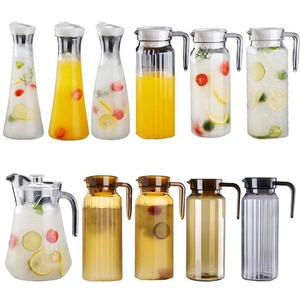 Chất Lượng Cao Tùy Chỉnh <span class=keywords><strong>1000Ml</strong></span> 1500Ml Nhựa <span class=keywords><strong>Pitcher</strong></span> Iced Glass Carafe Trà Nước Giải Khát Carafe Juice Glass Nước <span class=keywords><strong>Pitcher</strong></span> Với Nắp - Product Image 2