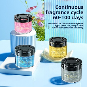 น้ำหอมปรับอากาศในรถยนต์แบบแก้ว ติดตั้งที่ที่วางแก้วน้ำ ตกแต่งภายในรถยนต์ ระดับไฮเอนด์ สำหรับผู้หญิง กลิ่นหอมอ่อนๆ ติดทนนาน - Product Image 1