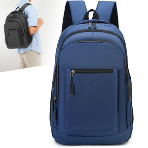 Men's <b>Backpack</b> <b>Large</b> Capacity 20-35L Oxford Cloth Outdoor Sports Travel Fashionable Durable Solid Color Blue Gray Black - Product Image 1