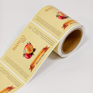 Etiquetas en Rollo Troqueladas, Forma Personalizada, Adhesivos de Vinilo Impresos Impermeables, Autoadhesivos para Empaquetado de Marca y Productos Personalizados - Product Image 1