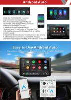 7 pouces Android Navigation 7 pouces écran tactile voiture Portable sans fil Apple Carplay Android Auto tablette voiture vidéo multimédia