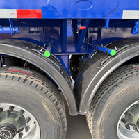 Semi-remorque plateau 4 essieux 40 pieds pour transport de conteneurs, expédiée directement de l'usine source