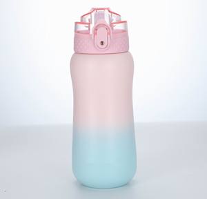 <b>Custom</b> Portable Gradient Color Kids <b>Insulated</b> Double Wall Stainless Steel Carry Hoop Thermal For 304 Stainless Steel - Product Image 1