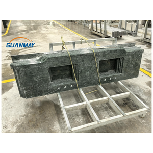 Fournisseur de comptoirs de salle de bain en marbre Verde Alpi poli naturel pour projets de lavabos personnalisés - Product Image 1