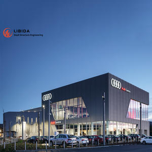 Design moderno 4s Showroom Multi piano centro commerciale autorizzato centro di servizio prefabbricato in acciaio edificio sala espositiva - Product Image 1