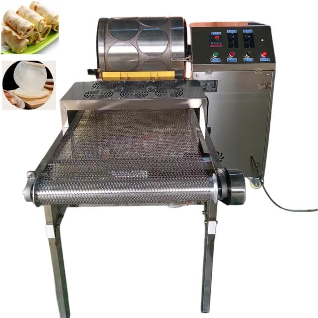 Commercial Automatic Ethiopian Injera Making Machine Electric Pathiri Lumpia Wrapper Dosa Idli Maker