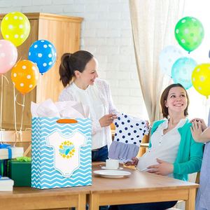 <b>Large</b> <b>Gift</b> <b>Bags</b> with Tissue Paper and Handles Eco-friendly Durable Lunch Shopping Holiday <b>Gift</b> <b>Bag</b> Durable Retail Paper <b>Bag</b> - Product Image 6