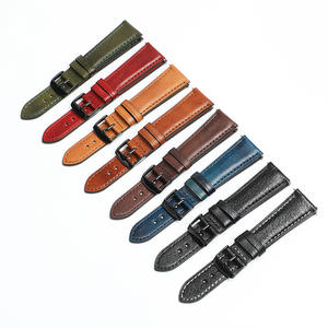 <span class=keywords><strong>Cinturino</strong></span> per Orologio in <span class=keywords><strong>Pelle</strong></span> Conciata al Vegetale Lionorm Pronto per la Spedizione, <span class=keywords><strong>Cinturino</strong></span> Artigianale Vintage Premium Sostitutivo per Uomo e Donna - Product Image 2