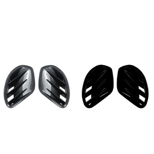 Déflecteur de ventilation arrière Alfa Romeo Tonale 2023, texture carbone noir piano, autocollant de modification pour voiture - Product Image 2