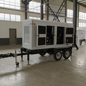 Grupo electrógeno diésel móvil con aislamiento acústico para remolque, generador portátil para soporte <span class=keywords><strong>de</strong></span> energía temporal en puertos y muelles - Product Image 3