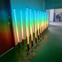 Projecteurs LED MOKE Outdoor étanches IP65 à 360 tubes PIXEL, sans fil, à batterie, DMX, pour scène, club, bar, fête