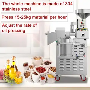 Extracción de máquina de prensa de aceite de coco para prensa de aceite de coco con filtro de aceite