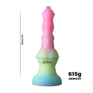 Flüssigsilikon Stark Saugend Weich Riesiger Alien Fluoreszierender <span class=keywords><strong>Dildo</strong></span> Anales Spielzeug Gigantischer Monster-<span class=keywords><strong>Dildo</strong></span> - Product Image 6