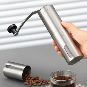 Moulin à café manuel mini en acier inoxydable, broyeur à grains de café fait main, moulin à café, outil de cuisine, accessoires pour café - Product Image 3