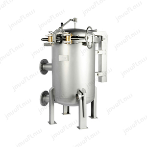 Máy lọc chất lỏng dầu rượu bia mật ong xi-rô sơn bằng thép không gỉ 304, nhiều túi lọc - Product Image 3