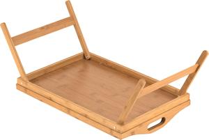Table pliante avec poignées pour le petit-déjeuner, les collations, l'utilisation d'un ordinateur portable, la prise de repas et le travail - Product Image 3
