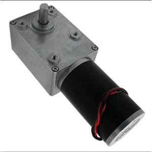 Motorreductor de CC de doble eje con engranaje helicoidal de 36 V, alto par y caja de engranajes autoblocante para procesador de residuos - Product Image 2