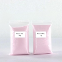 Poudre acrylique scintillante non toxique de qualité professionnelle pour salon, avec logo personnalisé OEM, ensemble de poudre à tremper pour ongles 3 en 1 rose 1KG