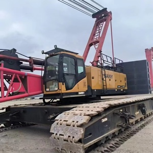Grue sur chenilles SCC2000A 200T d'occasion, machine de construction en bon état, composants essentiels : moteur, pompe, jaune, 80000 kg - Product Image 1