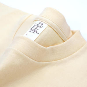 T-shirts personnalisés de couleur pure pour hommes, t-shirts vintage 100% en coton de qualité supérieure de 240 g/m², vente en gros - Product Image 5