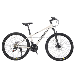 Bicicleta de montaña <span class=keywords><strong>MTB</strong></span> con marco de acero de alto <span class=keywords><strong>carbono</strong></span> de 26 pulgadas, 21 velocidades, con freno de disco, pedal ordinario, diseño UNISEX para adultos - Product Image 1