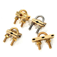 Différents modèles de colliers de serrage pour câbles en laiton fileté avec protection