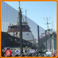 358 Anti-Climb Security Fence 4mm Wire Welded Mesh Panel Galvanized Steel Fence for Industrial Perimeter Site