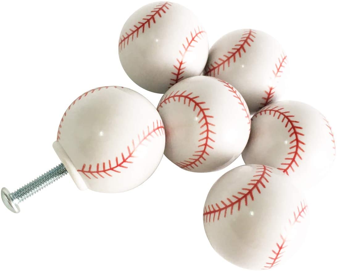 Golf Ball Hardware Ball Sports Drawer knobs Pulls Children Baby Room Handles Dresser Cupboard Wardrobe Cabinet Kitchen Knobs