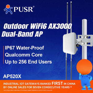 Pusr công nghiệp ngoài trời AP sứ wifi6 hỗ trợ lên đến 256 khách hàng không dây <span class=keywords><strong>IEEE</strong></span> 802.11a/B/g/n/AC/AX giao thức ap520x - Product Image 2