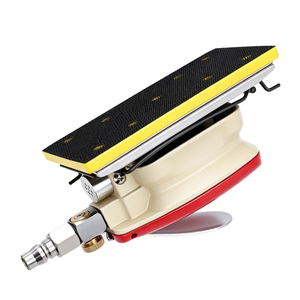 Pulidora neumática cuadrada de 9000 rpm, pulido orbital por aire, 73 dB de bajo ruido, diseño ligero de 0.93 kg para pulido de acabado. - Product Image 5