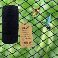 Filet anti-oiseaux extérieur durable à installation facile, résistant aux UV, en maille PE robuste, pour la protection des cultures et la sécurité