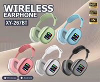 Casque Stéréo Sans Fil Pliable Multifonction XY-267BT avec Affichage LED de Puissance pour Sport et Voyage – Vente en Gros