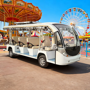 Autobús turístico eléctrico de 14 asientos y autobús solar con cortina contra la lluvia - Product Image 3