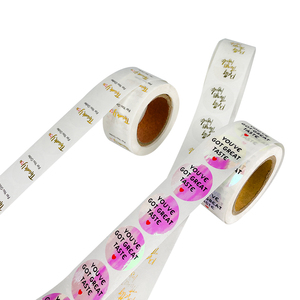 Hai Mẫu Thẻ Ủng Hộ Tiệc Sinh Nhật Hoang Dã Cảm Ơn Bạn Nhãn - Product Image 2