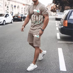 Ensemble de survêtement pour homme YX YRFS-8803 2025, vêtements de sport d'été, décontracté, grande taille, séchage rapide, respirant, léger, numérique - Product Image 3