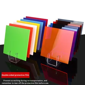 <span class=keywords><strong>Plaque</strong></span> acrylique colorée couleur thé <span class=keywords><strong>noir</strong></span> semi-transparente, traitement personnalisé, 1220x2440mm, épaisseur 3-30mm, origine Guangdong - Product Image 2