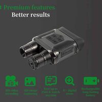 Binoculares de Visión Nocturna Digitales Infrarrojos con Distancia de Visión de 400M, Zoom 8X, para Caza, Fabricante OEM ODM, NV400PRO, Pantalla de 3''