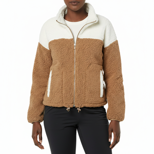 <b>Woman's</b> Fleece <b>Zip</b>-<b>Up</b> Sherpa <b>Jacket</b> - Product Image 1