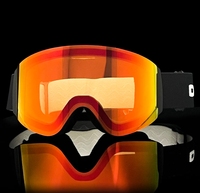 Lunettes de sport de ski en gros prévenir la cécité des neiges lunettes de ski double face antibuée anti-UV haute résistance à la casse