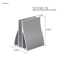 Garde-corps en acier inoxydable personnalisé de haute qualité magnifique pince à verre murale pour portes douches fenêtres accessoire de qualité supérieure