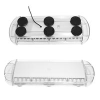 Barre lumineuse stroboscopique multi-couleurs à haute intensité 40W avec 40 LED, base magnétique, lumière d'avertissement d'urgence 12V certifiée CE