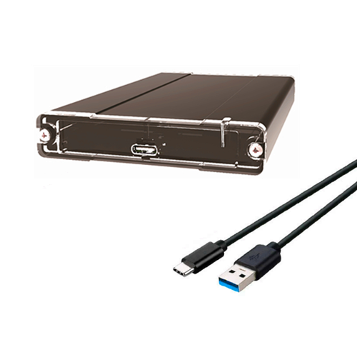 AOTECH K25-16B8 2.5 Inch SATA III USB3.2 Gen2 10Gbps Aluminum+Plastic Enclosure for SSD HDD 7mm 9.5mm 12.5mm UASP