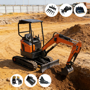 Nouvelle conception Mini-excavatrice 3,5 tonnes 2,5 tonnes 1,5 tonnes 1 tonne à rotation zéro |   Coupleur rapide multifonction pour mini-pelle - Product Image 2